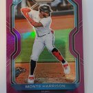 Monte Harrison 2021 Prizm Prizms Purple Rookie Card