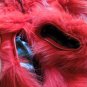$5500 AUTH Plein Sud Red Fox Fur Turtle Neck Pullover Top