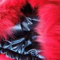 $5500 AUTH Plein Sud Red Fox Fur Turtle Neck Pullover Top