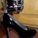NIB Auth ETRO Black Platform Sandals w Buckles 37/7 $930