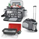 Vulcan Ultimate Tailgating Camping All-In-One Set - Gas Grill - Cooler