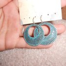 Mudd Hoop Dangle Earrings