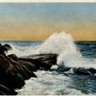 Surf and Rocks Hampton Beach, N.H. Vintage Postcard (circa 1917)