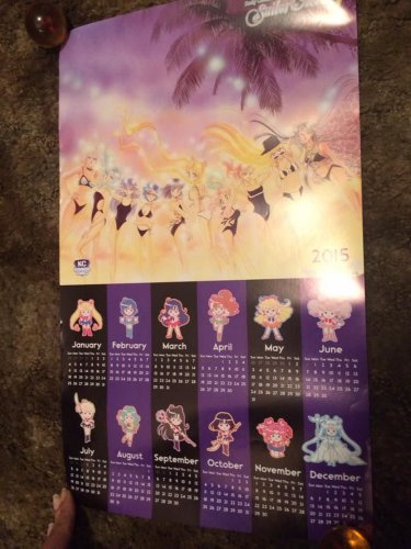 Sailor Moon 2015 Poster Calendar