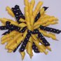 Large Yellow and Black Korker Bow