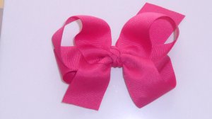 Large Bright Pink Bow
