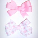 Pink and White Itsy Bitsy Bows