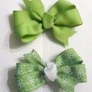 Green Itsy Bitsy Bows