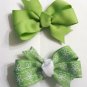 Green Itsy Bitsy Bows