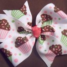 Cupcake Pinwheel Bow