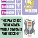 Bic Mobile Phone with Orange 10€ spanish sim card included