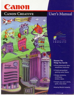 Canon Creative -- User's Manual Version 2.2