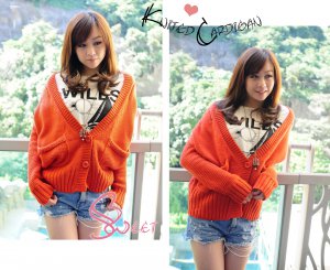 Cute knitted cardigan (only in cream)