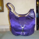 Dark purple hobo purse