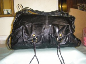 Black leather