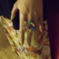 Flower adjustable rings