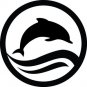 DOLPHIN OCEAN CIRCLE Vinyl Decal Sticker