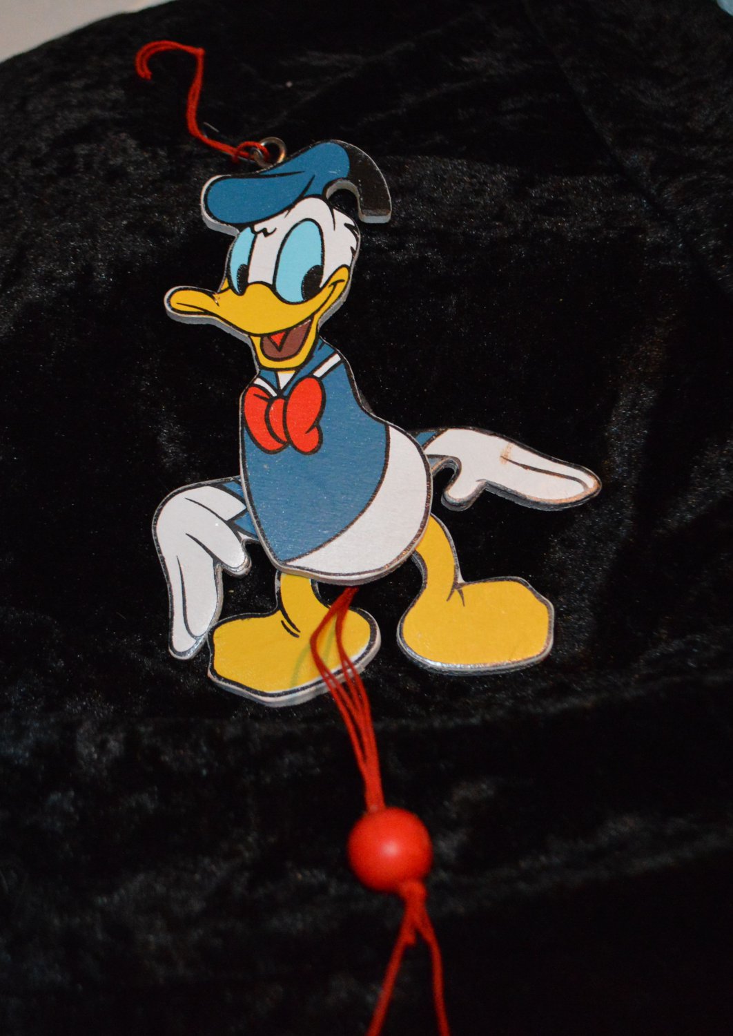 Disney's Mickey Mouse Pull Toy Fun Ornament Hands & feet move with pull Christma