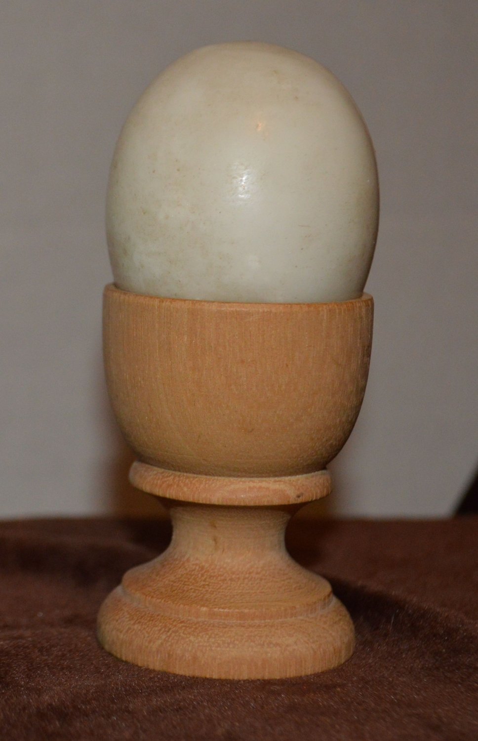 Easter or Every Day Carved wood Egg Holder Maybe Oak
