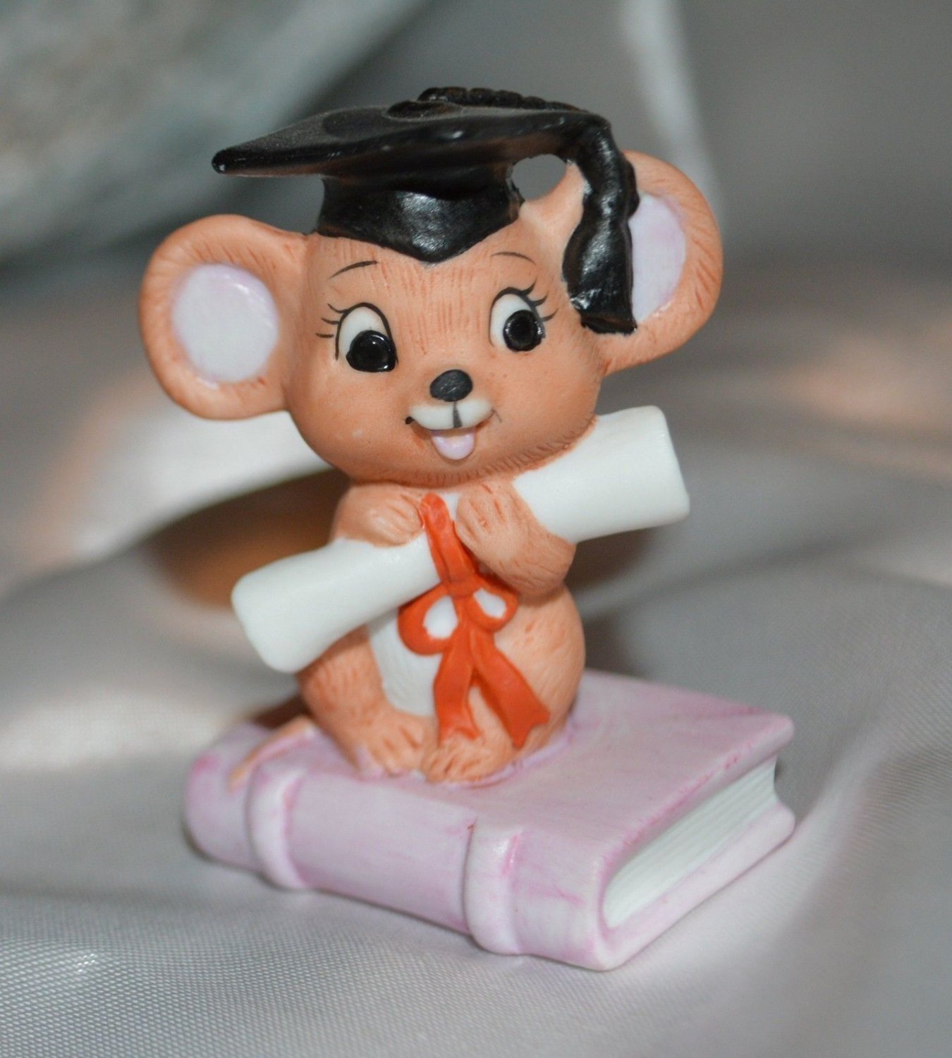 Lefton The Graduate Mouse Porcelain Figurine 03307