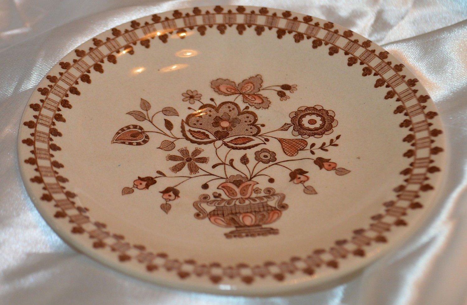 Johnson Brothers Old Granite Staffordshire Dessert Plate Dish Made in England