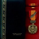 Vietnam Cross of Gallantry Award Medal with palm device in case with ribbon bar and lp Vietnam Cross of Gallantry Award Medal with palm device in case with ribbon bar and lp