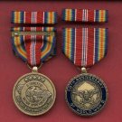 WWII 50TH ANNIVERSARY COMMEMORATIVE MEDAL WITH RIBBON BAR WWII 50TH ANNIVERSARY COMMEMORATIVE MEDAL WITH RIBBON BAR