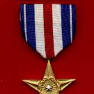 US SILVER STAR MEDAL WITH RIBBON BAR
