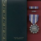 US Air Force Achievement medal in case with ribbon bar and lapel pin