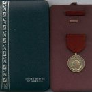 US Navy Good Conduct medal in case with ribbon bar and lapel pin US Navy Good Conduct medal in case with ribbon bar and lapel pin