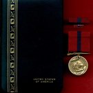 Marine Corps Good Conduct medal in case with ribbon bar and lapel pin