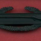 Combat Infantry Badge in subdued combat black