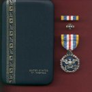 US Defense Superior Service medal in case with ribbon bar and lapel pin US Defense Superior Service medal in case with ribbon bar and lapel pin