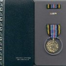 US Armed Forces Expeditionary medal in case with ribbon bar and lapel pin US Armed Forces Expeditionary medal in case with ribbon bar and lapel pin