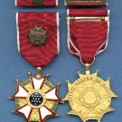 Legion of Merit Officers rank medal with ribbon bar Legion of Merit Officers rank medal with ribbon bar