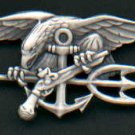US Navy SEAL Badge in silver enlisted rank