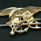 US Navy SEAL Badge in gold officers rank GENUINE US Navy SEAL Badge in gold officers rank GENUINE
