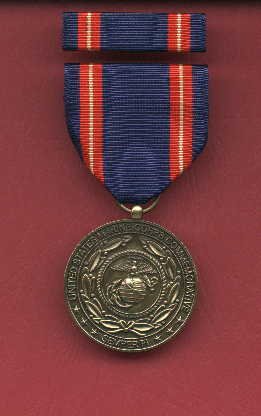 USMC Marine Corps Commemorative medal with ribbon bar