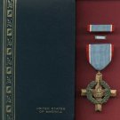 US Air Force Cross Medal in case with ribbon bar and lapel pin USAF US Air Force Cross Medal in case with ribbon bar and lapel pin USAF