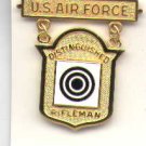 USAF US Air Force Distinguished Rifleman Badge in gold