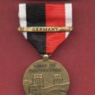 Army of Occupation medal with GERMANY bar and ribbon bar Army of Occupation medal with GERMANY bar and ribbon bar