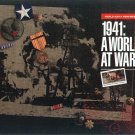 1941 World at War Hardbound book with stamps, etc. Great Gift 1941 World at War Hardbound book with stamps, etc. Great Gift