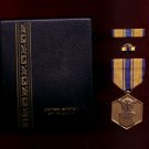 USAF Air Force Commendation medal decoration set with ribbon bar and lapel pin in case USAF Air Force Commendation medal decoration set with ribbon bar and lapel pin in case