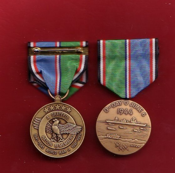 WWII WW2 DDay medal June 6 1944