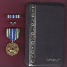 US Army Achievement Military Award medal in case with ribbon bar and lapel pin US Army Achievement Military Award medal in case with ribbon bar and lapel pin