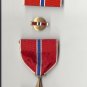 Genuine WWII Bronze Star medal in case with ribbon bar and lapel pin