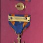 Genuine Vintage WWII Air medal in case with ribbon bar and lapel pin Army Air Corps AAC