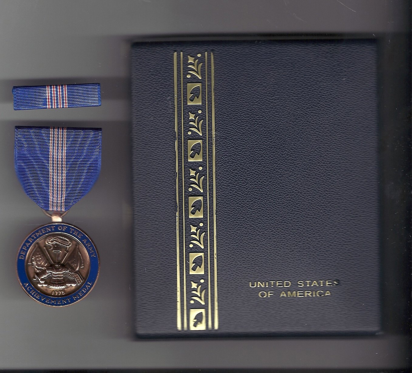 Army Civilian Achievement Award medal for Civilian Service with case ...