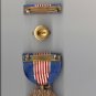 WWII Soldiers medal for Valor in case with ribbon bar and lapel pin