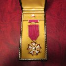 Vintage Genuine WWII Legion of Merit Award medal in case with ribbon bar and lapel pin Vintage Genuine WWII Legion of Merit Award medal in case with ribbon bar and lapel pin